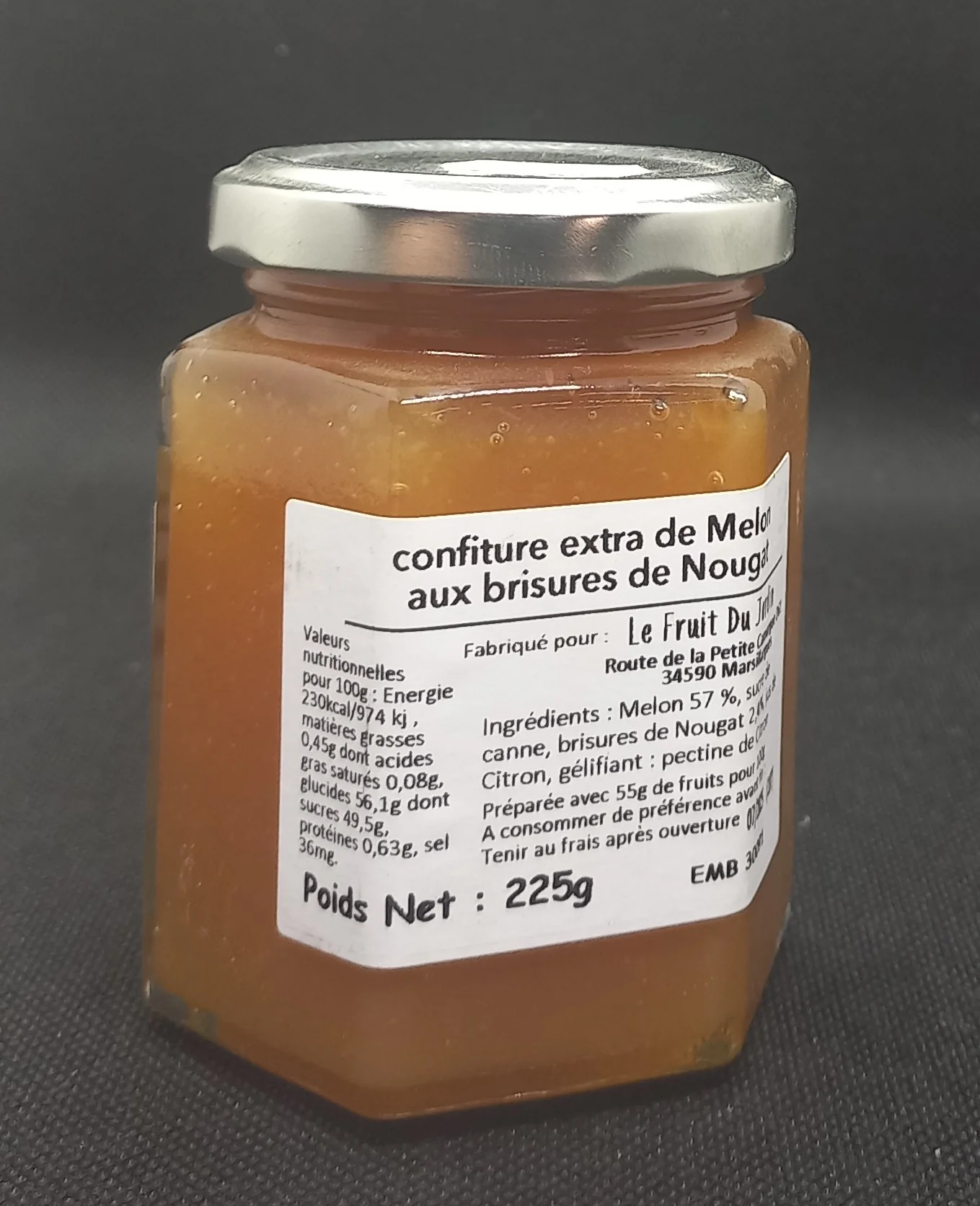 Confiture de Melon aux brisures de nougat – Image 2