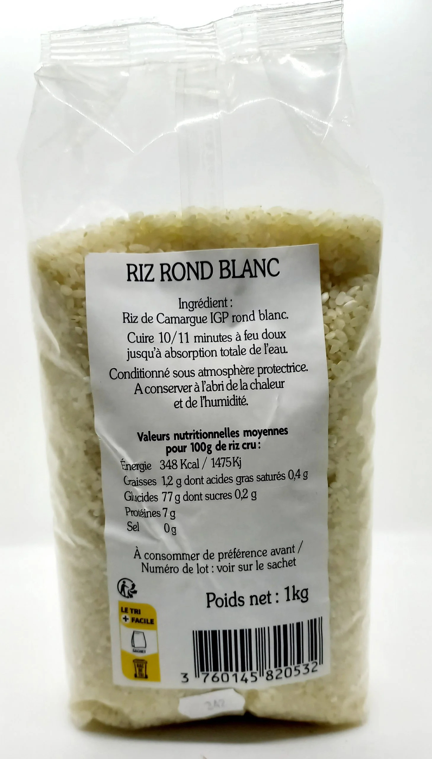 Riz de Camargue IGP Rond blanc 1kg – Image 2