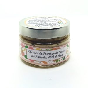 Rillettes de fromage de chèvre aux abricots - miel - thym