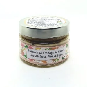 Rillettes de fromage de chèvre aux abricots - miel - thym