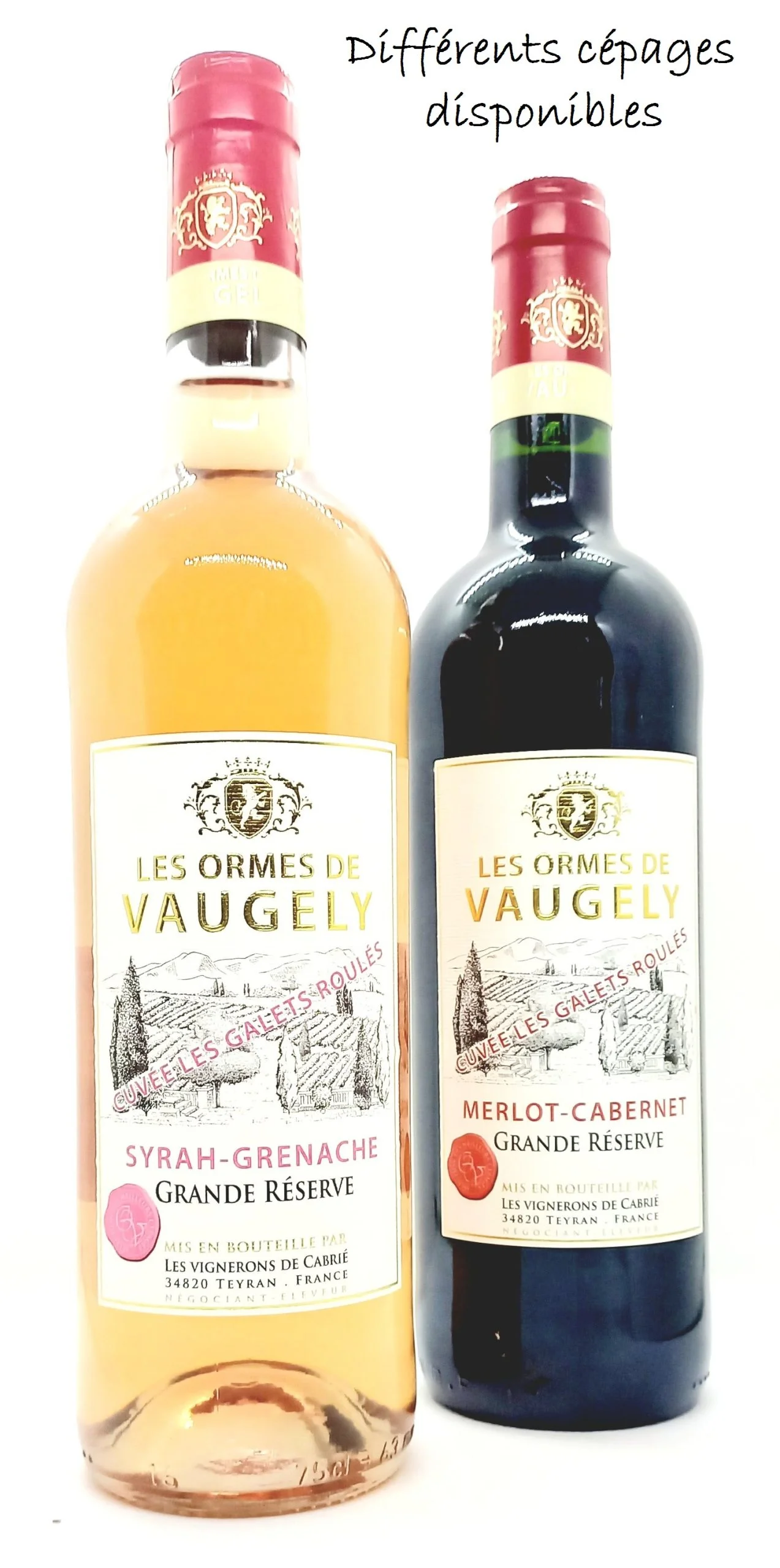 Vin Les Ormes de Vaugely Merlot - Cabernet – Image 4