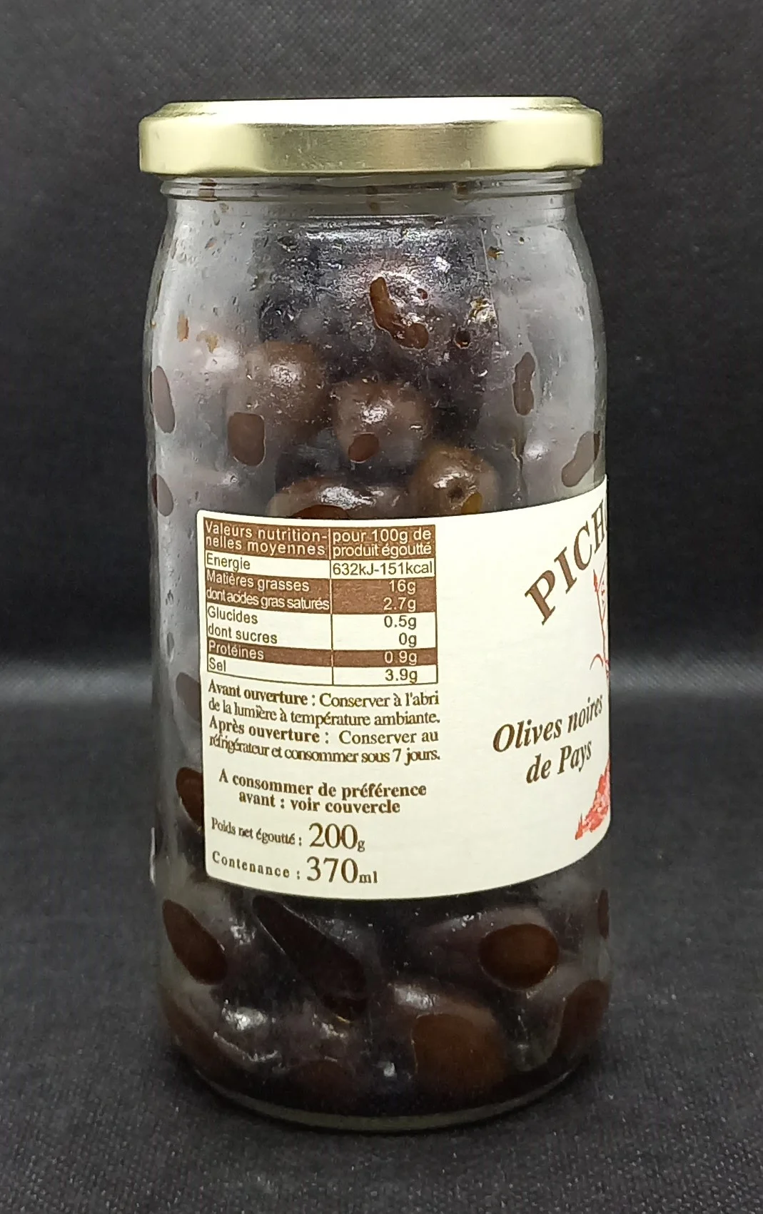 Olives noires Picholine du Gard – Image 2