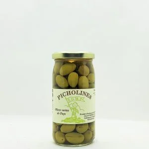 Olives vertes Picholine du Gard 200g