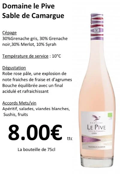 Vin Le Pive - Sable de Camargue – Image 3
